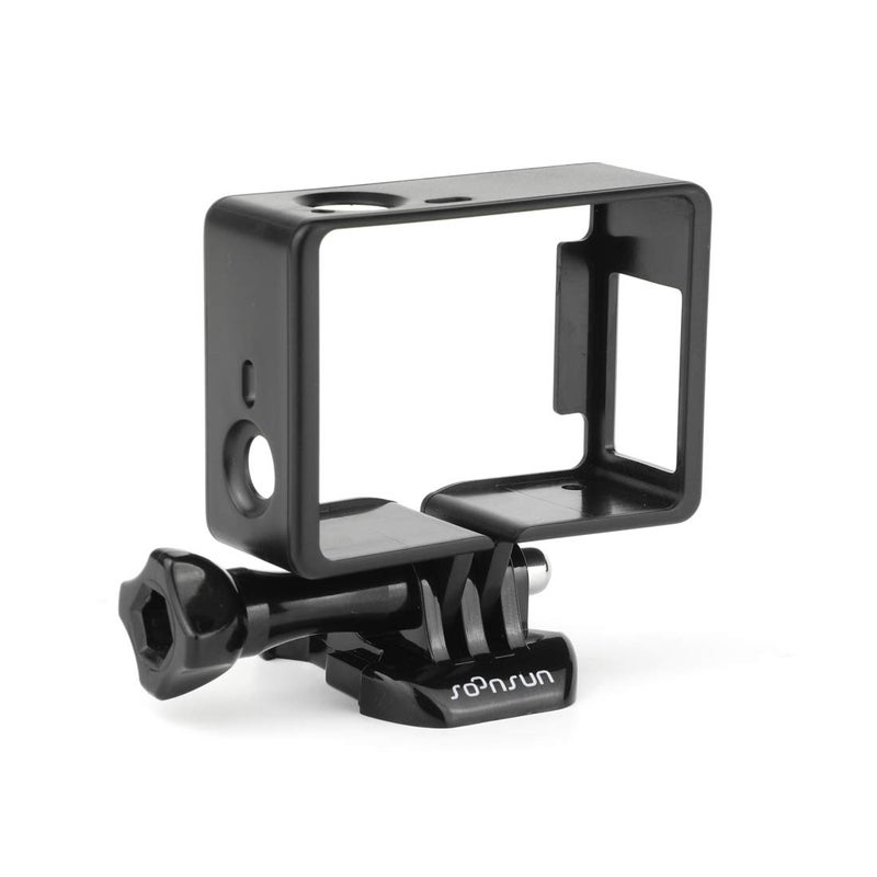 SOONSUN Frame Mount Housing Case with External Lavalier Lapel Clip-on Microphone for GoPro Hero 3, Hero3+, Hero 4 Black White Silver Action Cameras - Image 5
